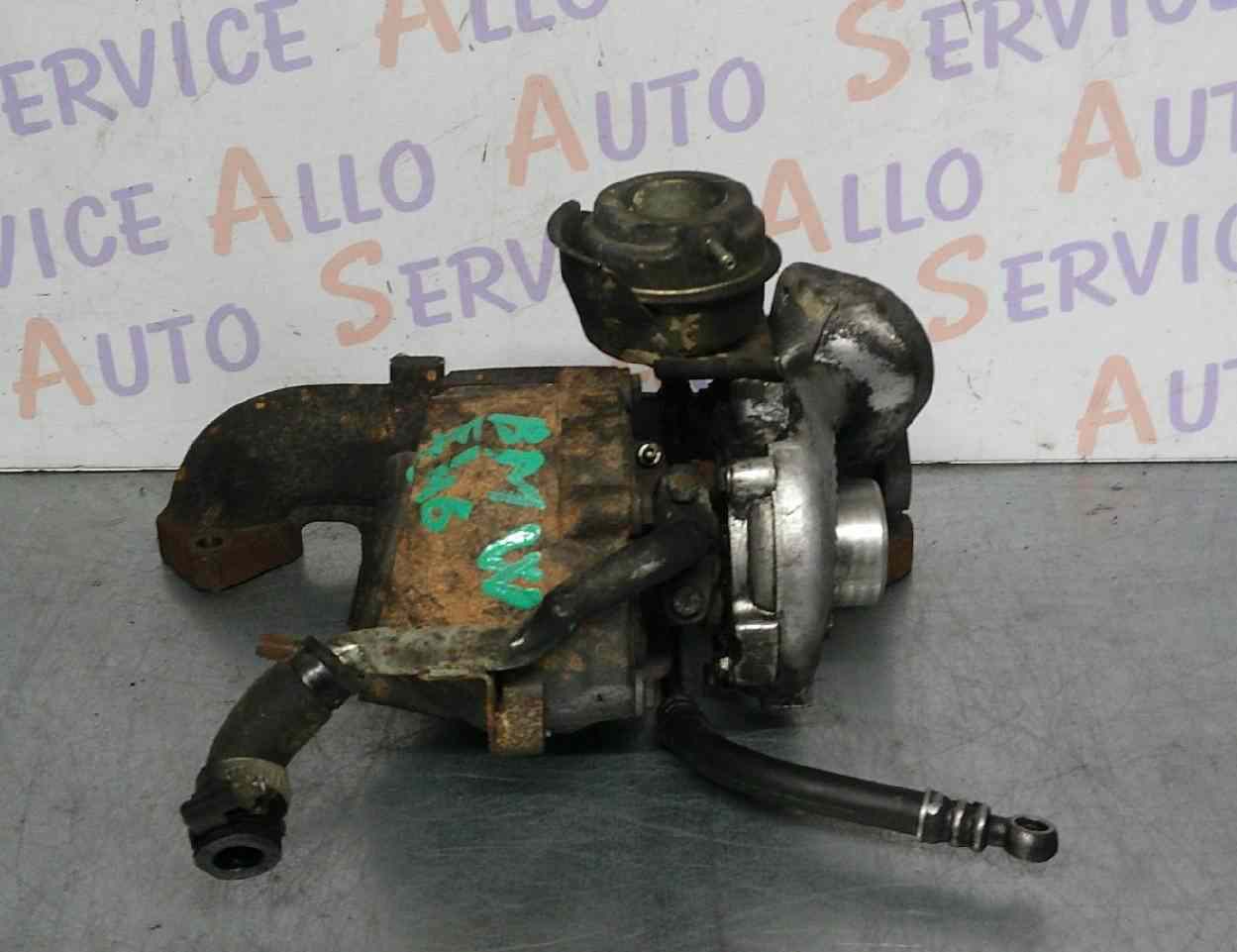 Turbo  BMW Serie-3 E46 PHASE 2 320d 2.0D 16V TURBO

MILLESIME 04/2002

MOTEUR M47D20_204D4



