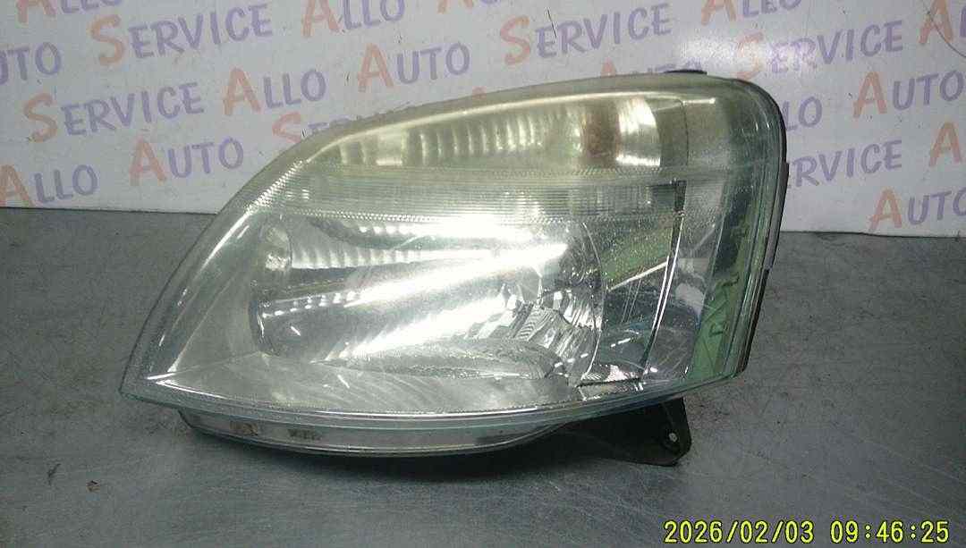 optique Avant DROIT 
CITROEN Berlingo 1
phase 2 1.6 HDI - 16V 

ANNEE 05/12/2006

