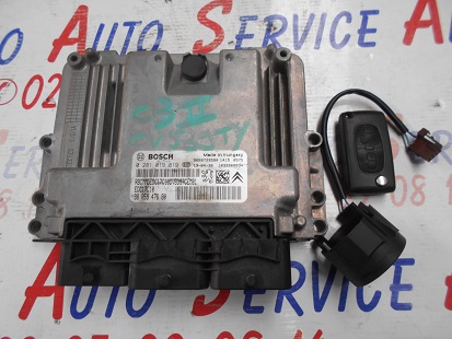 Kit de demarrage 
CITROEN C3 (2) 1.6e HDI 90CV
An 03.2013 - 12.2016

Tête de clé + antenne

Calculateur Bosch 
0281 019 819 / 9805947680

BSI Valeo X04-00
9666952280

