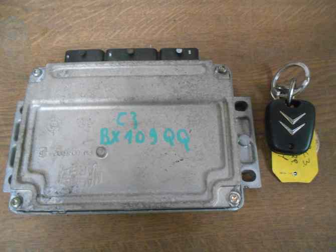 Kit de demarrage 
CITROEN C3 (1) 14i 16V 90CV Automatique
An 04.2002 - 10.2005

Tête de clé 

Calculateur Magneti Marelli 
IAW 6LP2.06 
SW 16.763.044
SW 9657429480

BSI Siemens F01-00
S118085300 M / 9653667280