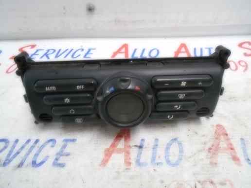 Commande de chauffage & clim
Mini Mini Couper R50/53  1.6 116CV
An 09.2001 - 07.20041

Réf : 64116922255


