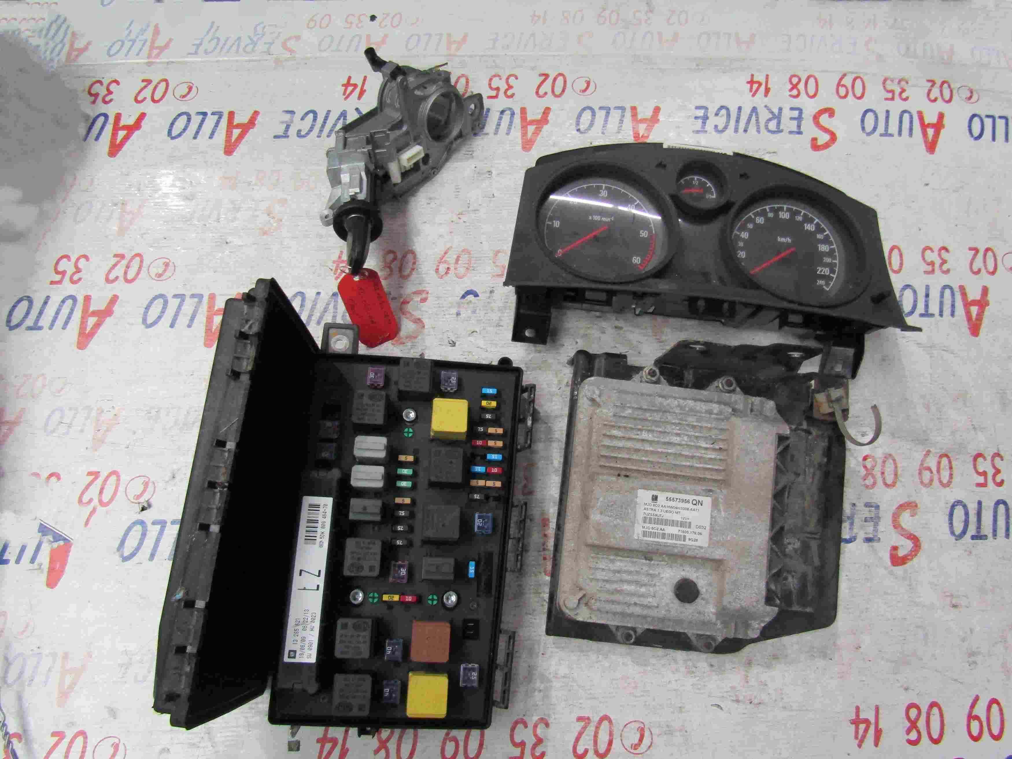 Kit de demarrage
OPEL Astra H Phase 2 1.3 CDTi 90CV
10.2009

Inclus : Neiman + Clé + Calculateur + Compteur + Module Boitier Confort (avec Couvercle)

Référence Module Boitier Confort :
5DK009464-70

Référence Calculateur :
55573956 / 7UZSS947J

Référence Compteur :
13308983 XC / SW7.655