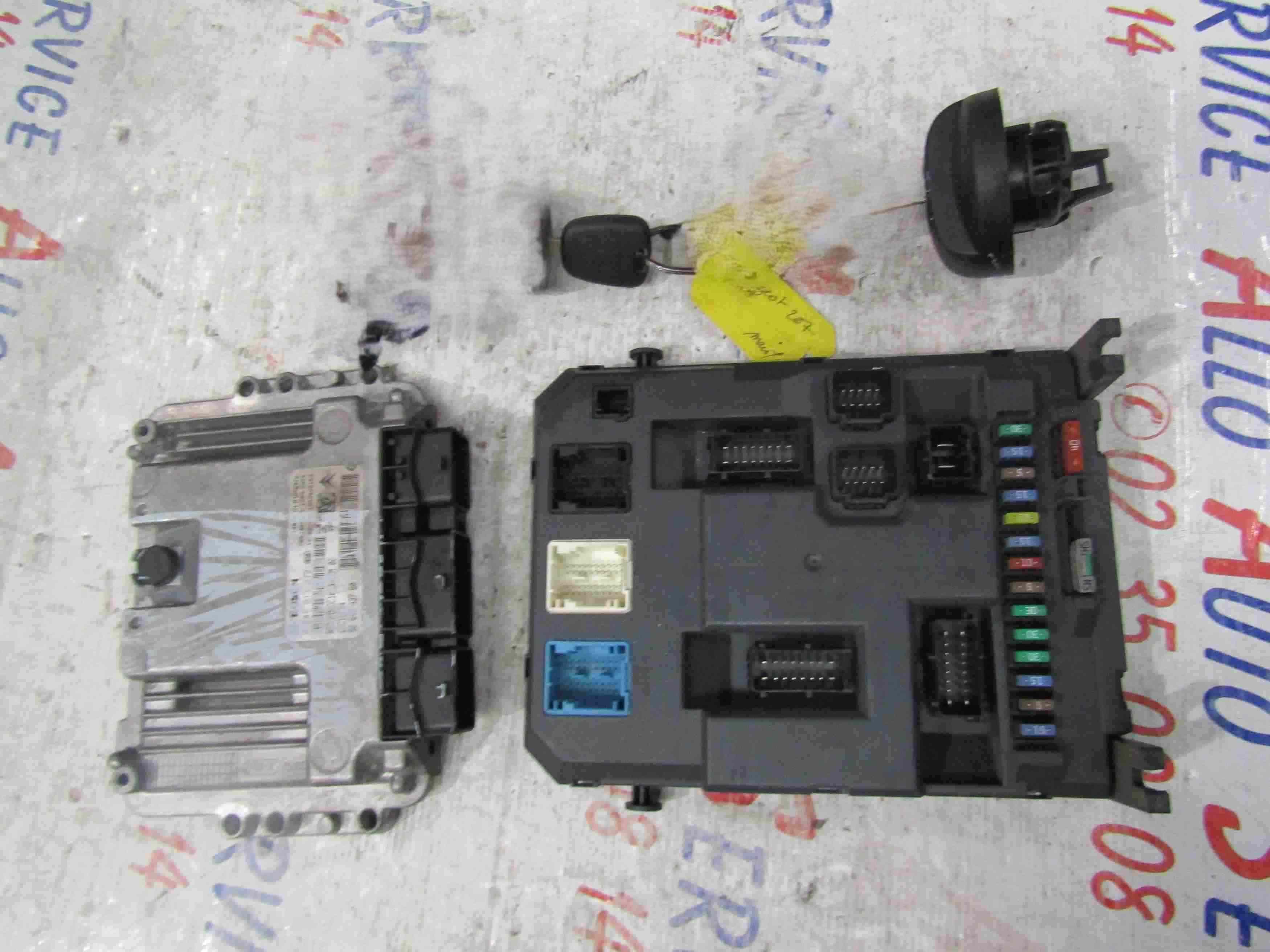 Kit de demarrage
PEUGEOT 207 1.6 HDi 90CV
06.2010

Inclus : Clé + Bouchon Carburant + Calculateur + BSI

Références Calculateur : 
9684843780 / 9653858980

Référence BSI :
9664983080

Frais de Port sur devis