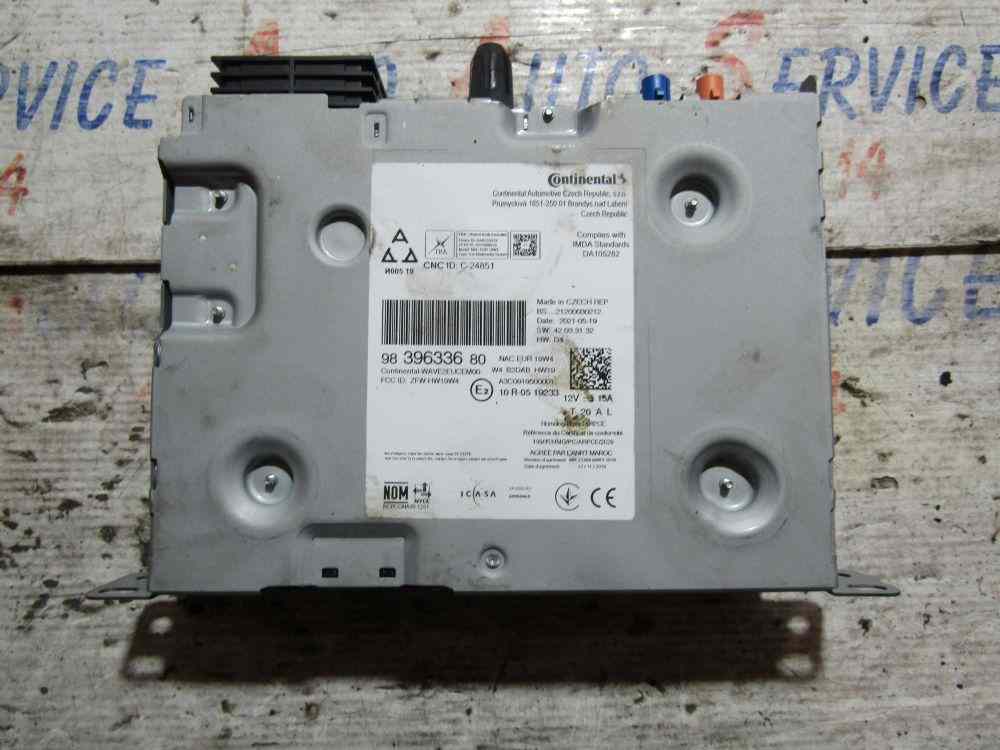 AUTORADIO
PEUGEOT Expert 4
REF:98 396336 80

