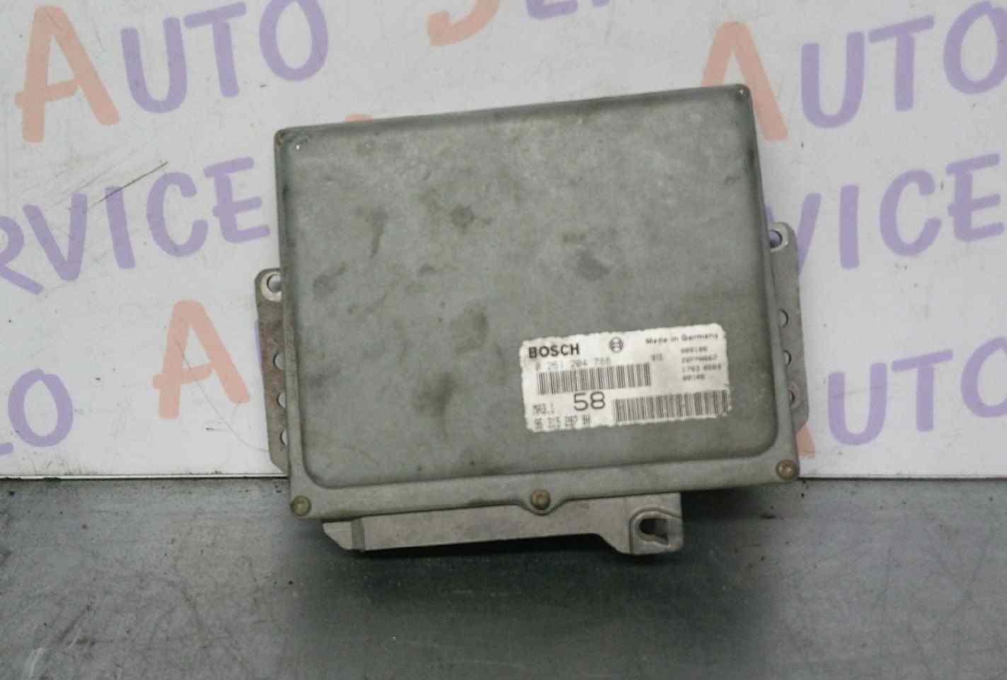 Calculateur  PEUGEOT 106 PHASE 2 1.1i - 8V

MILLESIME 06/1996

