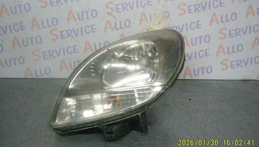 optique Avant GAUCHE
RENAULT Kangoo 1 
PHASE 2 1.5 DCI - 8V TURBO

ANNEE 18/12/2003

