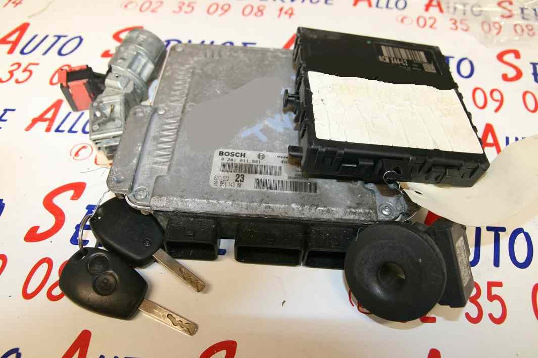 Kit de démarrage RENAULT Twingo 2 Phase 1 1.5 DCI 65CV
05.2009

Inclus :
Calculateur + BCM + Antidémarrage + Neiman + 2  Clés

Référence Calculateur Bosch :
0281011521
9656314380
9640938680

Référence BCM :
8200874487--A

Référence Neiman :
820214168

Référence Antidémarrage :
8200405701C