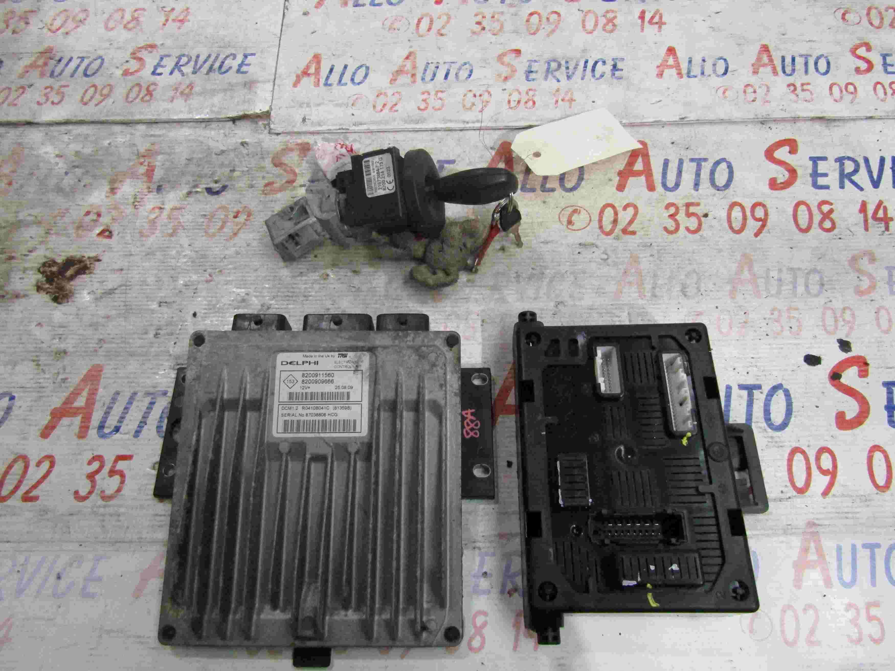 Kit de demarrage 
RENAULT Modus Phase 2 1.5 dci 65 cv

REF Calculateur: Delphi 8200911560/8200909666
REF BCM L2CR: johnson controls 8200652285
1 Neiman+ 1 Clé

10.2009
Frais de port sur devis 

