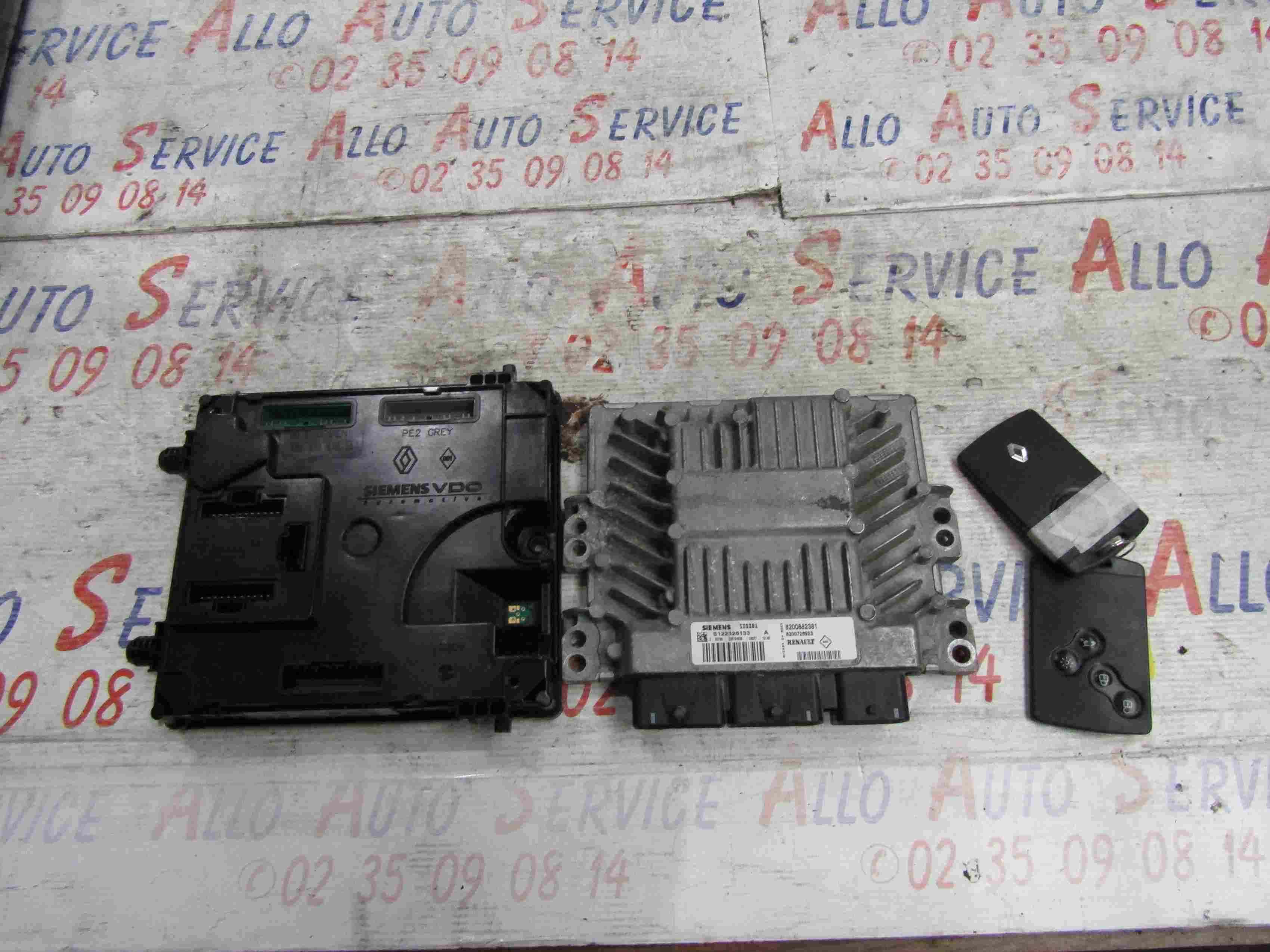 Kit de démarrage 
RENAULT Laguna 3 phase 1 1.5 dci 110 cv

REF calculateur: siemens 8200882381/ 8200726923
REF BCM: continental A2C53186524 15
2 Cartes

04.2009
Frais de port sur devis

