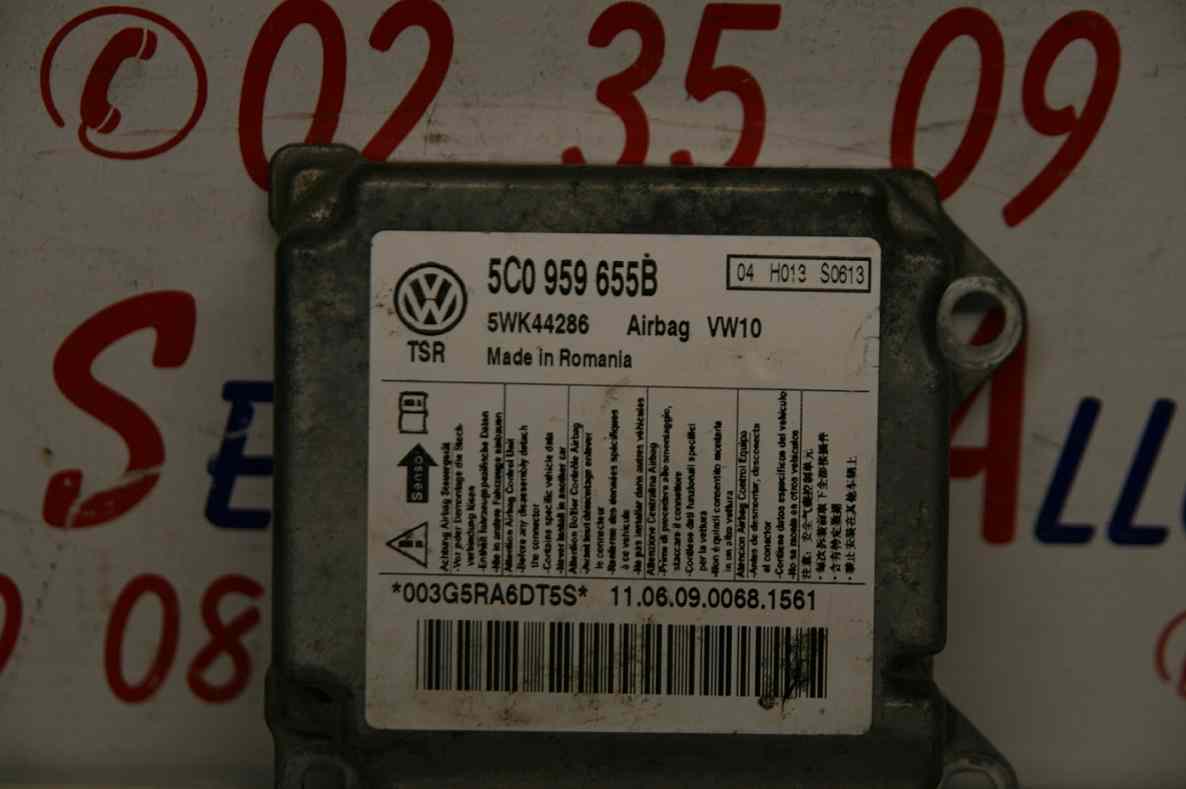 Airbag Calculateur VOLKSWAGEN GOLF VI (5K) 1.6 TDi 105CV
08/2011

Ref : 5C0 959 655B
5WK44286