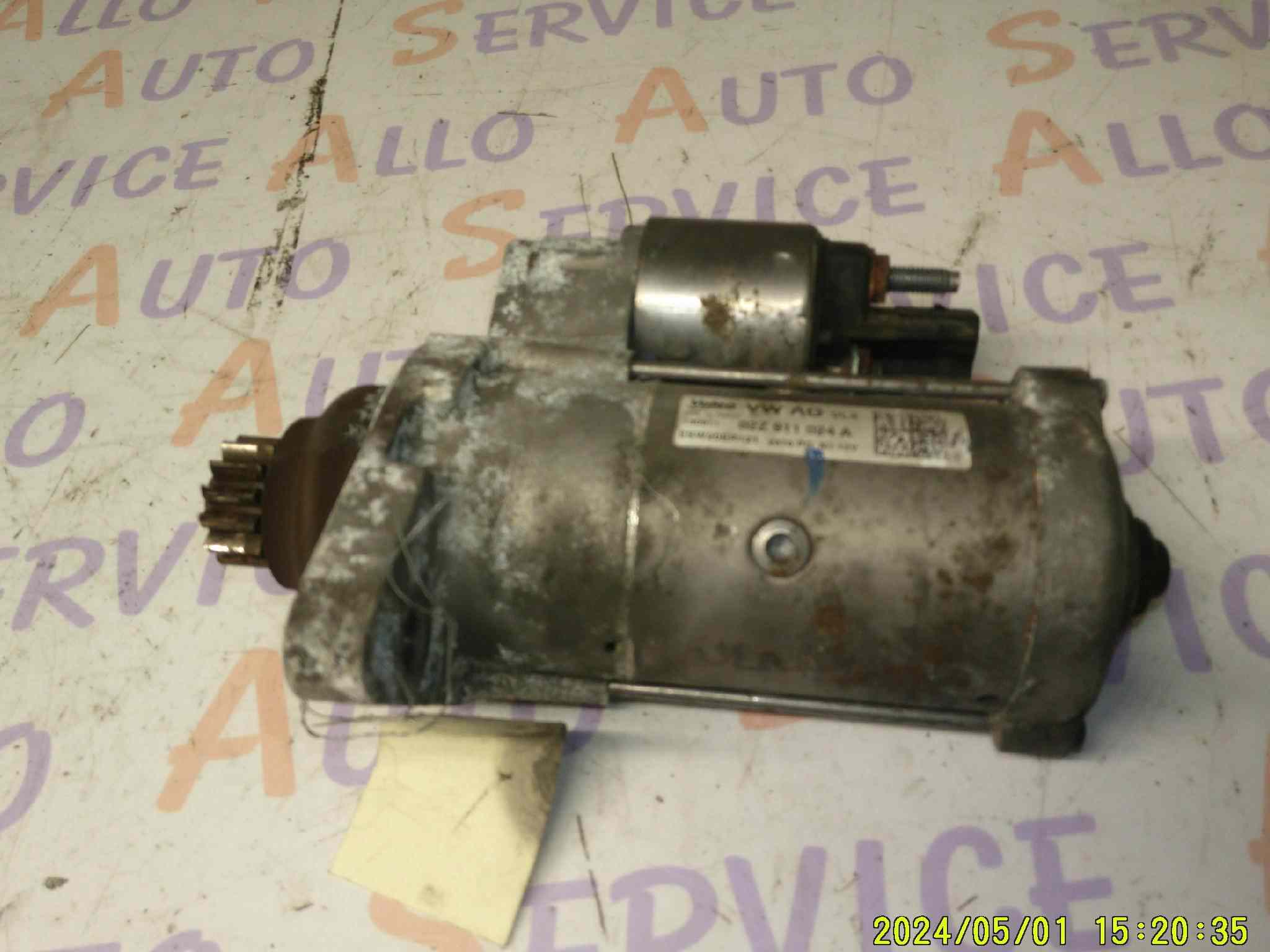 Démarreur 
VOLKSWAGEN Polo 5 phase 1
ref:02Z911024R


